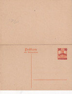 DANZIG      ENTIER POSTAL/GANZSACHE/POSTAL STATIONARY/ GANZSACHE CARTE AVEC REPONSE - Postal  Stationery