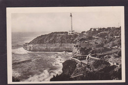 CPSM Phare Circulé Biarritz - Lighthouses