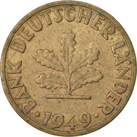 Monnaie, République Fédérale Allemande, 5 Pfennig, 1949, Munich, TB+, Brass - 5 Pfennig