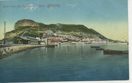 GIBRALTAR - ROCK FROM THE COMMERCIAL MOLE - Gibilterra