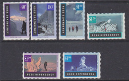 Ross Dependency 1996 Gletscherlandschaften 6v ** Mnh (50459) - Unused Stamps