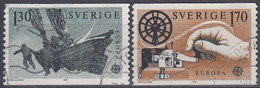 SUECIA 1979 Nº 1040/41 USADO - Oblitérés