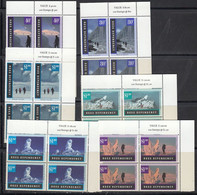 Ross Dependency 1996 Gletscherlandschaften 6v Bl Of 4  ** Mnh (50460) - Unused Stamps