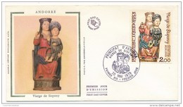 ANDORRE - Enveloppe FDC => CROIX ROUGE / Vierge De Sispony - 1978 - FDC