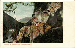 PC CPA PERU, CAMINO AL PERENÉ RIO COLORADO, VINTAGE POSTCARD (b11046) - Pérou