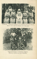 PC CPA PAPUA NEW GUINEA, MISSIONARY BROTHERS AND NATIVES, Postcard (b19763) - Papouasie-Nouvelle-Guinée