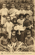 PC CPA PAPUA NEW GUINEA, ZOO GOED ALS OP MOEDERS, Vintage Postcard (b19757) - Papouasie-Nouvelle-Guinée