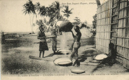 PC CPA IVORY COAST, GRAND LAHOU, TRANSFORMATION DU MANIOC, Postcard (b21116) - Côte-d'Ivoire