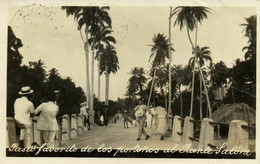 PC CPA CHILE, PASEO FAVORITO DE LOS PORTONOS, REAL PHOTO Postcard (b22236) - Chili