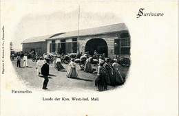 PC CPA PC CPA SURINAME PARAMARIBO LOODS DER KON WEST.-IND MAIL POSTCARD (b4747) - Surinam