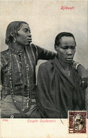 PC CPA DJIBOUTI / SOMALIA, COUPLE SOUDANAIS, Vintage Postcard (b13918) - Djibouti