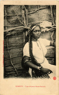 PC CPA DJIBOUTI / SOMALIA, TYPE DE JEUNE FEMME, Vintage Postcard (b13922) - Djibouti