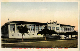 PC CPA MOZAMBIQUE, LOURENCO MARQUES, ESCOLA 1 DE JANEIRO, POSTCARD (b20795) - Mozambique