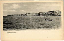 PC CPA MOZAMBIQUE, TOWN VIEW FROM A BOAT, VINTAGE POSTCARD (b20807) - Mozambique