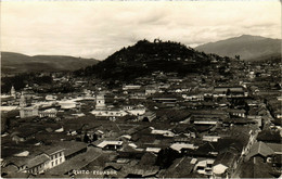 PC CPA ECUADOR, QUITO, BIRD'S EYE VIEW, Vintage REAL PHOTO Postcard (b22377) - Equateur