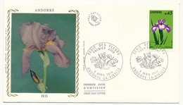 ANDORRE - 3 Enveloppes FDC =>  Série Des Fleurs 1974 - FDC