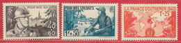 France N°451 à/to 453 1940 * - Nuevos