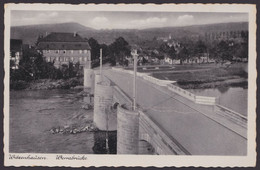 "Witzenhausen", Werrabrücke, Fotokarte, 1956 Gelaufen - Witzenhausen