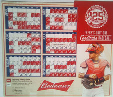 Cardinals Baseball 125th Anniversary Calendar Magnet - Sports