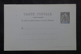 DIEGO SUAREZ - Entier Postal Type Groupe ( Carte Postale Réponse ) , Non Circulé - L 73463 - Briefe U. Dokumente