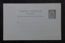 DIEGO SUAREZ - Entier Postal Type Groupe ( Carte Postale Réponse ) , Non Circulé - L 73463 - Brieven En Documenten