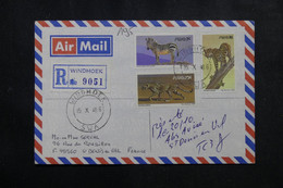AFRIQUE DU SUD - Enveloppe En Recommandé De Windhoek Pour La France En 1986 - L 73473 - Cartas