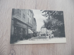 CPA 13 Bouches Du  Rhône  Aubagne Rue De La République - Aubagne