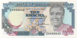 Zambie : 10 Kwacha 1989-1991 (UNC) - Zambie