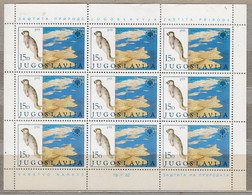 YUGOSLAVIA 1982 Nature Protection Animals Seal Sheet Mi 1944 MNH(**) #25422 - Sin Clasificación