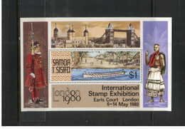 (15-10-2020) Samoa (mini-sheet) London 1980 Stamp Expo - Samoa