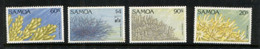 (stamps 15-10-2020)  Samoa - Set Of 4 Mint Stamps - Coral Under-water - Samoa