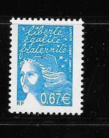 France:n°3453**  (sous Faciale) - Unused Stamps