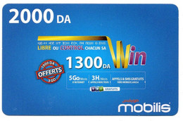 Phonecard GSM Télécarte MOBILIS Algérie Algeria - Telefonkarte - Tarjeta Telefonica - Tarjeta Telefonica - Argelia