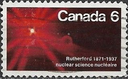 CANADA 1971 Birth Centenary Of Lord Rutherford (scientist) - 6c - The Atom FU - Oblitérés
