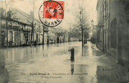 St Dizier * Inondation Du 20 Janvier 1910 * La Rue D'ancerville - Saint Dizier