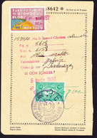 1937 Reispass Seite Mit Türkischen Gebührenmarken, 2seitig. Zusätzlich Türkische Automobil Club Gebührenmarke. - 1934-39 Sandjak Alexandrette & Hatay