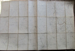 Poperinge - Stafkaart - Ca 1895 - Met Proven Watou Abele Houtkerke Steenvoorde Haesebrouck Esquelbecq ... - Cartes Topographiques
