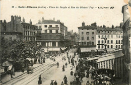 St étienne * Place Du Peuple Et Rue Du Général Foy - Saint Etienne