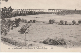 N°6720 R -cpa Chaumont -le Viaduc Avec Train- - Ouvrages D'Art