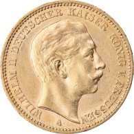 Monnaie, Etats Allemands, PRUSSIA, Wilhelm II, 20 Mark, 1903, Berlin, SUP+, Or - Altri & Non Classificati