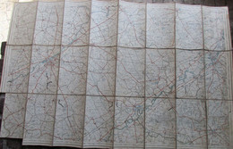 Kortrijk - Stafkaart - Ca 1895 -  Zwevegem - Deerlijk Harelbeke Avelgem Ronse Oudenaarde Waregem Kruishoutem - Cartes Topographiques