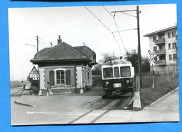 COVR1349, Bt 51 à Etagnières, 1971, LEB, Train Lausanne  - Echallens -  Bercher, J. L. Rochaix, GF, Non Circulée - Bercher