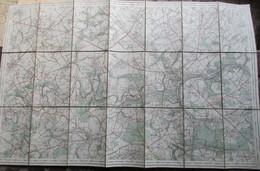 Namen - Namur - Stafkaart - Ca 1905 - Met Ook Auvelais Profondeville Flawinne Suarlée Wépion Lustin Marche-les-Dames ... - Cartes Topographiques