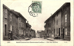 69 - SAINT LAURENT De CHAMOUSSET --  Rue Des Roches - Saint-Laurent-de-Chamousset