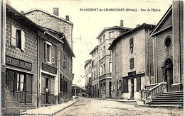 69 - SAINT LAURENT De CHAMOUSSET -- Rue De L'Eglise - Saint-Laurent-de-Chamousset
