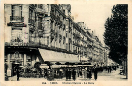 Paris * 8ème * Champs élysées * LE BERRY Café Bar Restaurant - Cafés, Hotels, Restaurants