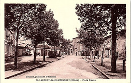 Delcampe - 69 - SAINT LAURENT De CHAMOUSSET -- Place Neuve - Saint-Laurent-de-Chamousset