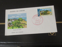 Archipel Des Comores FDC DU 26 Mai 1975 - Covers & Documents