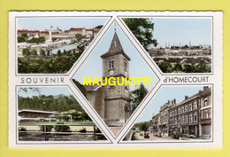 DJ / 54 MEURTHE ET MOSELLE / HOMÉCOURT / DIFFERENTS ASPCTS DE LA COMMUNE / CARTE MULTIVUES - Homecourt