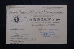 FRANCE - Certificat De 10 Actions Ordinaires Da La Société De Produits Pharmaceutique Adrian Pour Un Notaire -  L 73587 - Other